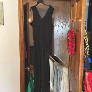 Bailey girl size XXL black, sexy, sleeveless jumpsuit.